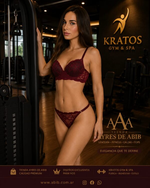 talle 95 bordo